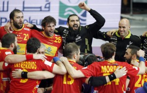 España gana a Túnez