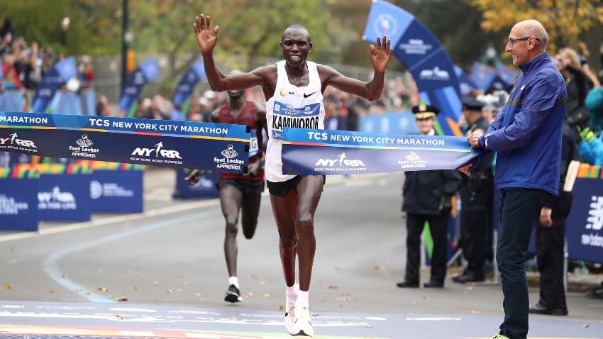 Kamworor y Flanagan ganan el maratón de Nueva York